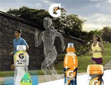 Tablet Screenshot of gatorade.it